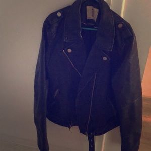 H&M girls leather jacket